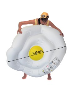 Bouée gonflable ŒUF AU PLAT