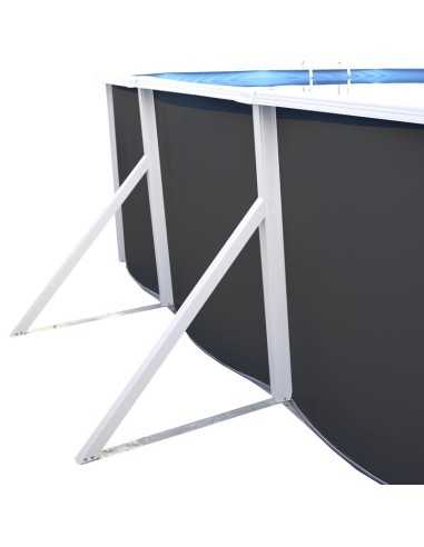 Piscine hors sol MALLORCA ANTHRACITE