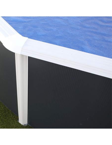 Piscinas Desmontables Fuertes Ovalada ANTRACITA PRESTIGIO 120