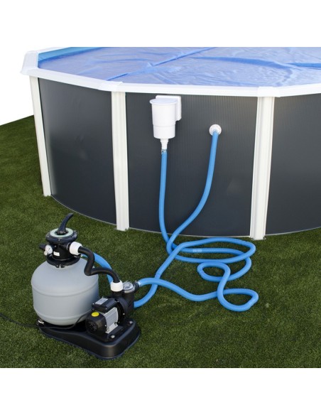 Piscinas Elevadas Desmontables Circulares ANTRACITA PRESTIGIO 120