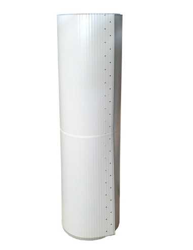 Bandes en acier hauteur 132cm