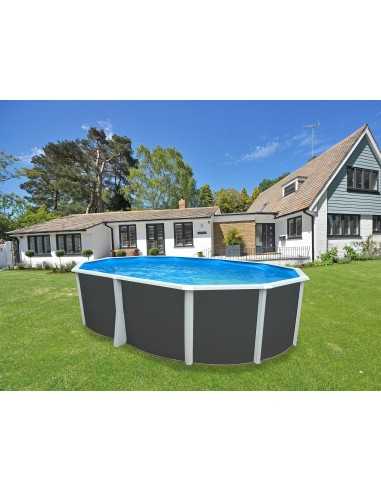 Piscina Desmontable altura 132 ANTRACITA IBIZA
