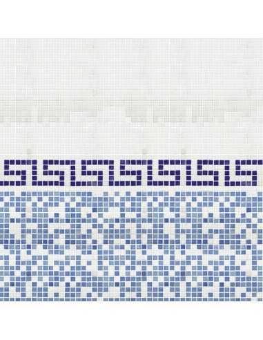 Piscine hors sol ronde MOSAïQUE