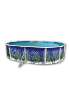 Piscine hors sol ovale OCEANO 2