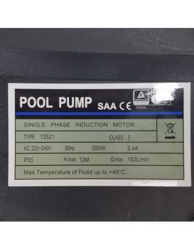 Pompe 72521- 530W (183 L/min)