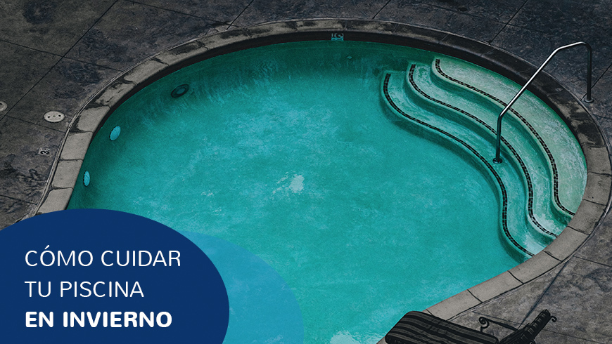 ¿Cómo mantener el agua de la piscina en invierno?